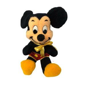 Vintage Mickey Mouse Walt Disney Distributing Co 1960 Plush Stuffed Toy Mice 15